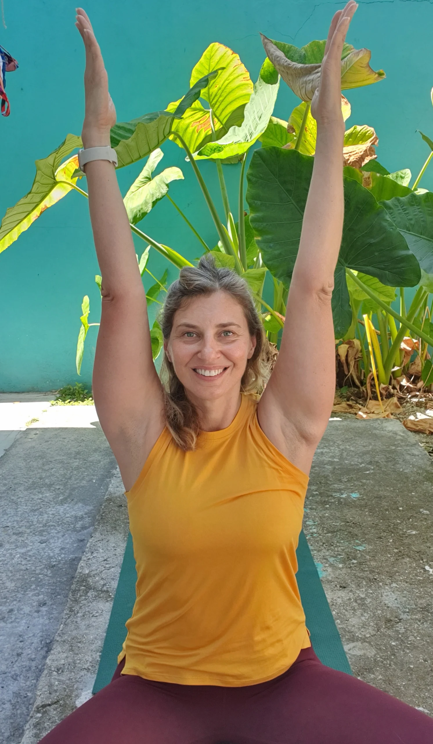 keep up your pilates routine on vacation with Monika Harczuk